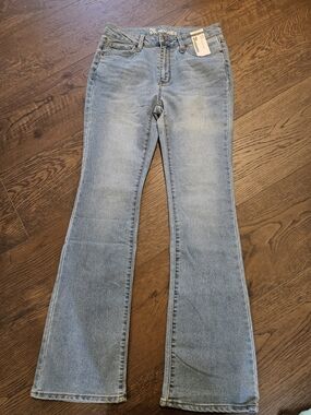 No Boundaries Light Blue Flared Women's Jeans